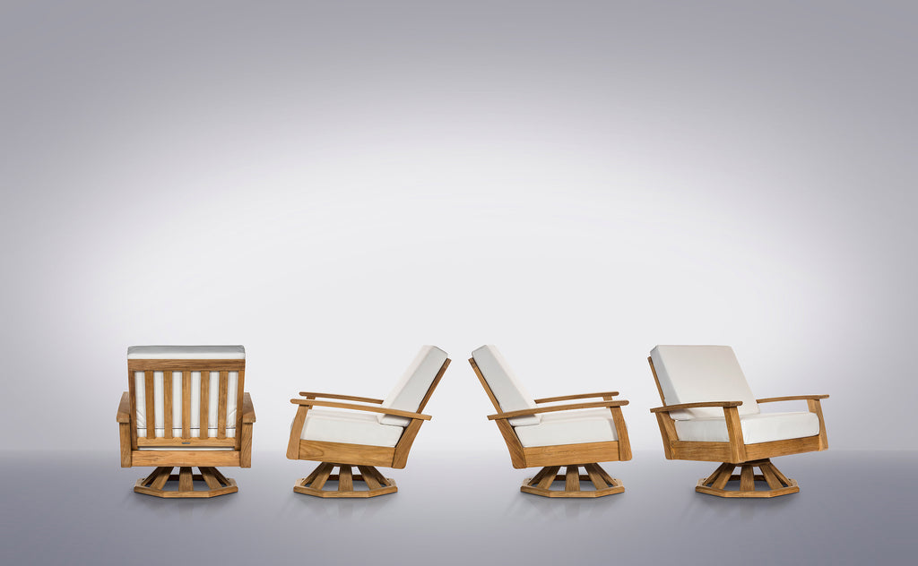 Barlow Tyrie - Haven Teak Swivel Rocker