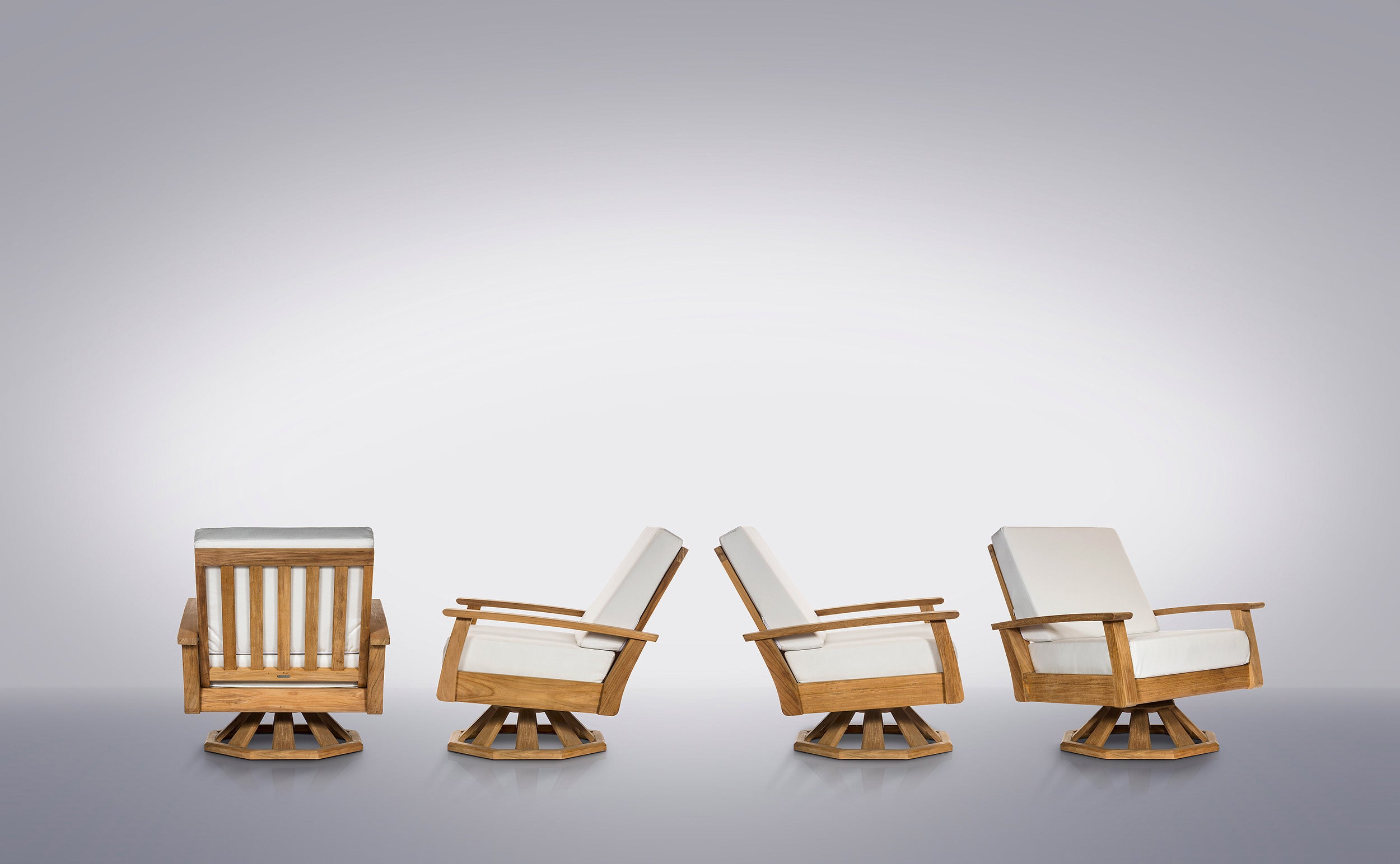 Barlow Tyrie - Haven Teak Swivel Rocker