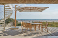 Barlow Tyrie - Napoli Cantilever Parasol - Eucalyptus Frame and Canvas Material Outdoor Garden Furniture Accessories