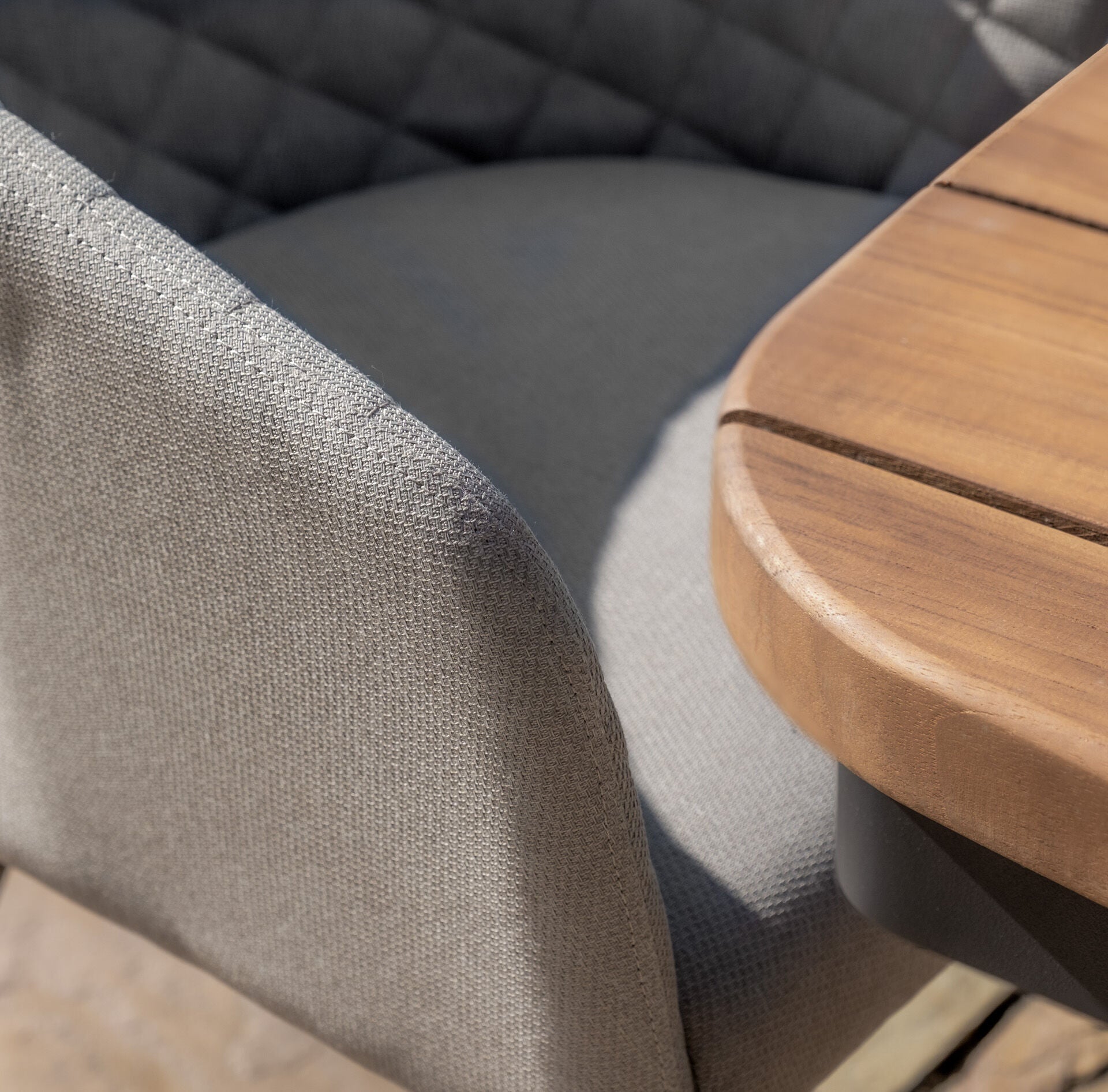 Maze - Jakarta Teak Oval Dining Table with 8 Ambition Oatmeal Dining Chairs