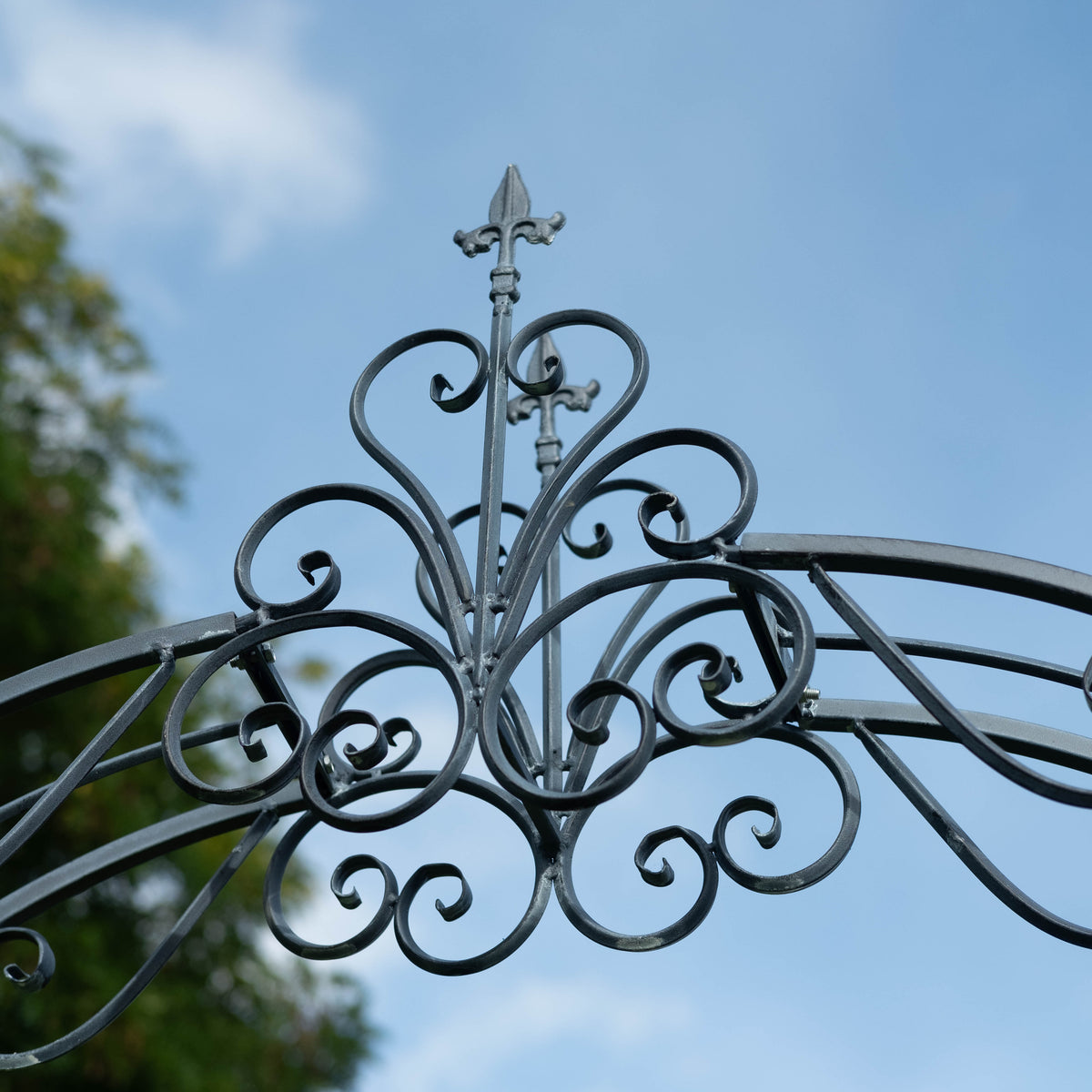 EGF Heritage Gate with Arch Wrought Iron