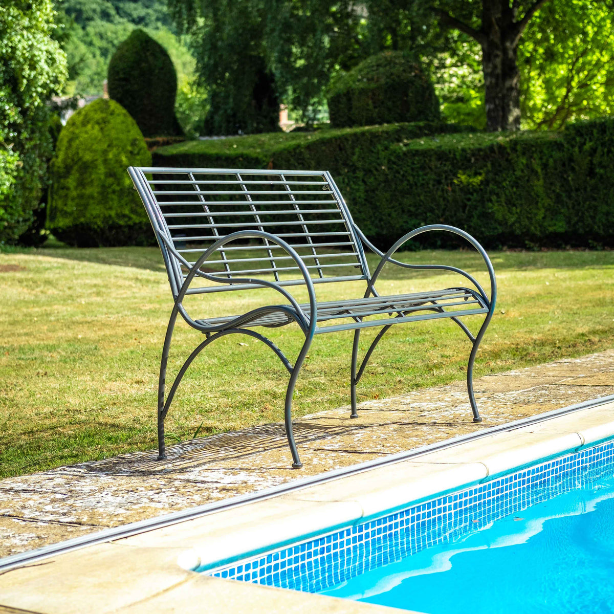 EGF Amalfi Bench Wrought Iron