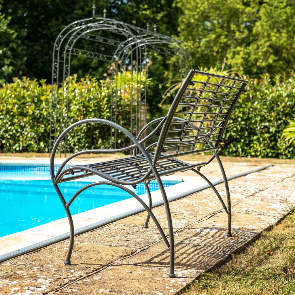 EGF Amalfi Bench Wrought Iron