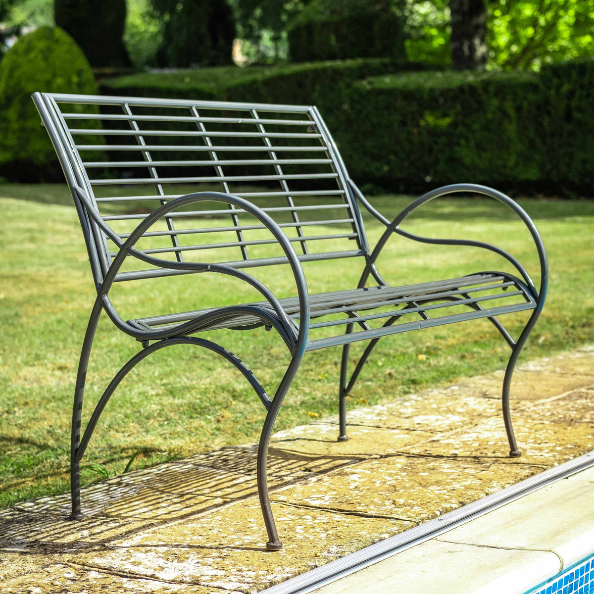EGF Amalfi Bench Wrought Iron