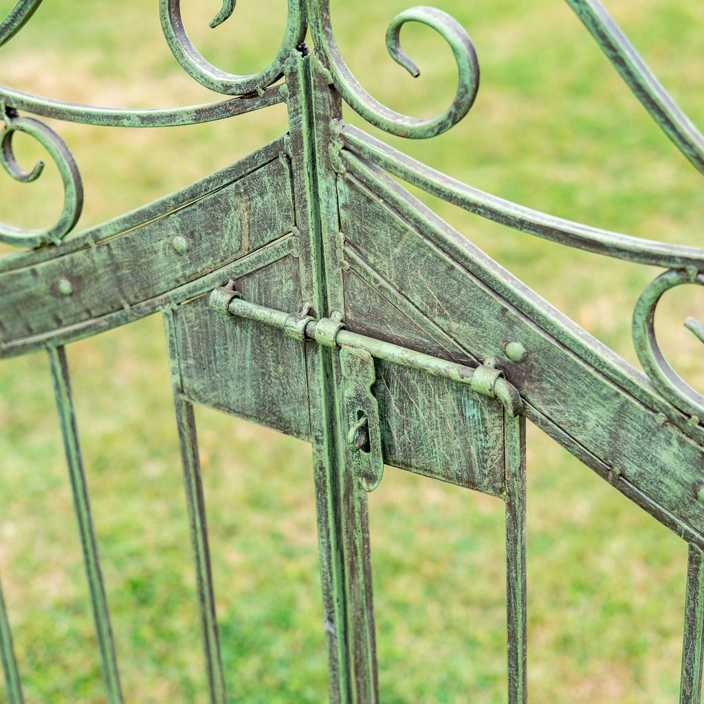 EGF Vintage Arch with Gates Wrought Iron