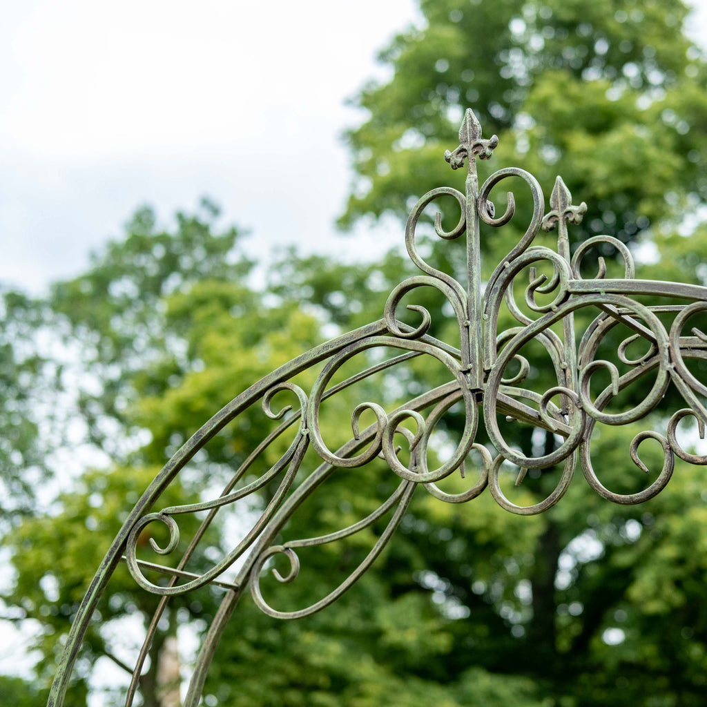 EGF Vintage Arch with Gates Wrought Iron
