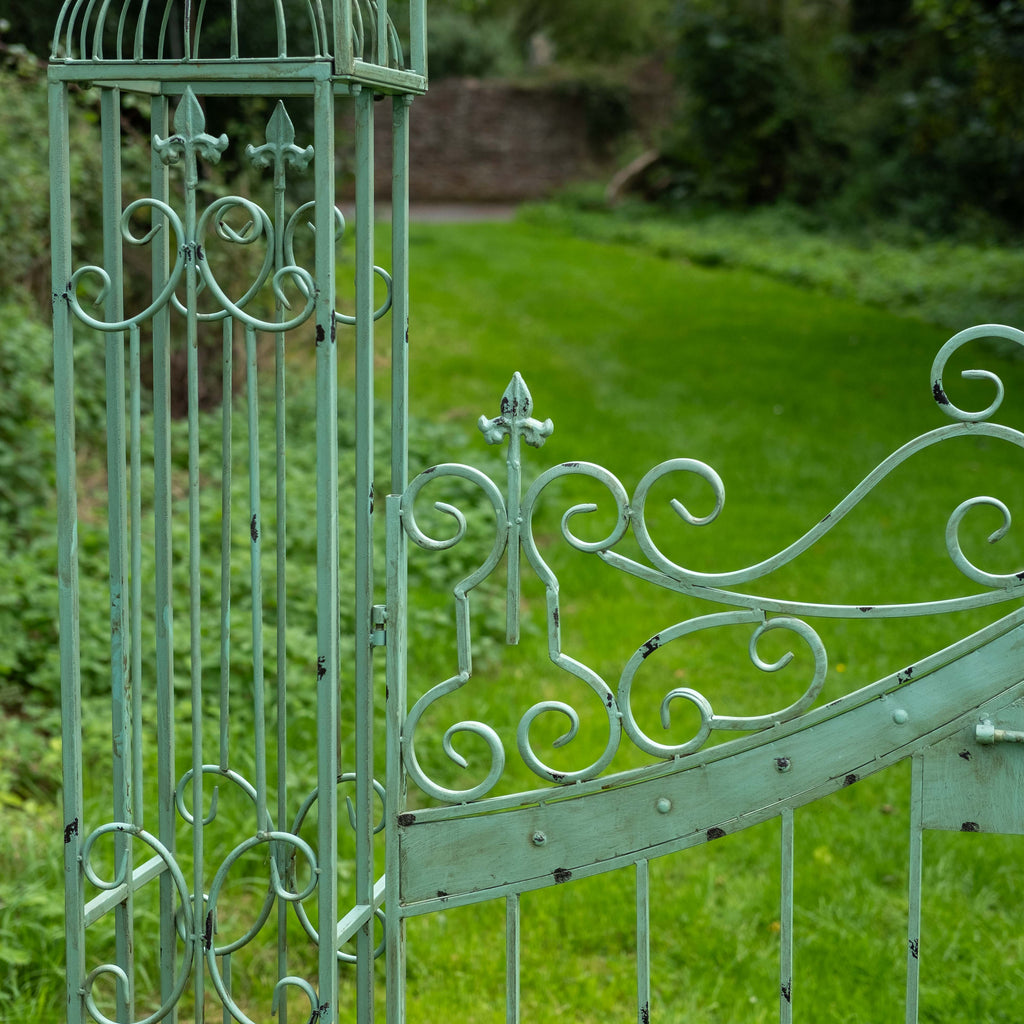 EGF Vintage Arch with Gates Wrought Iron