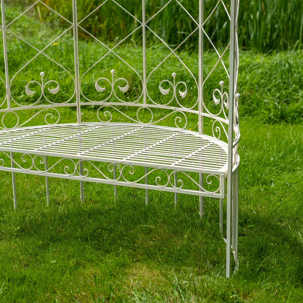 EGF Blaisdon Arbour Seat Wrought Iron