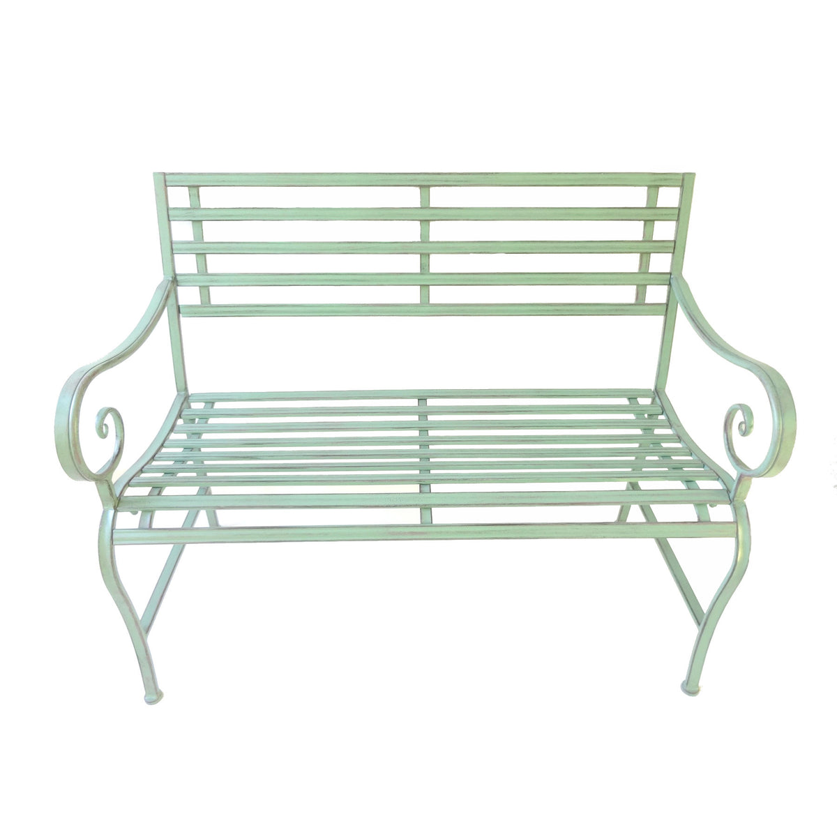 EGF Battersea Slatted Bench Wrought Iron