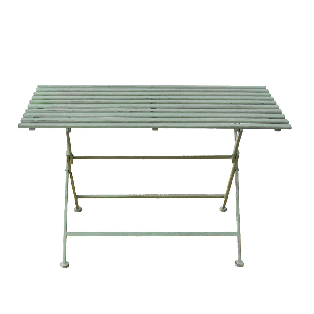 EGF Battersea Slatted Table Wrought Iron