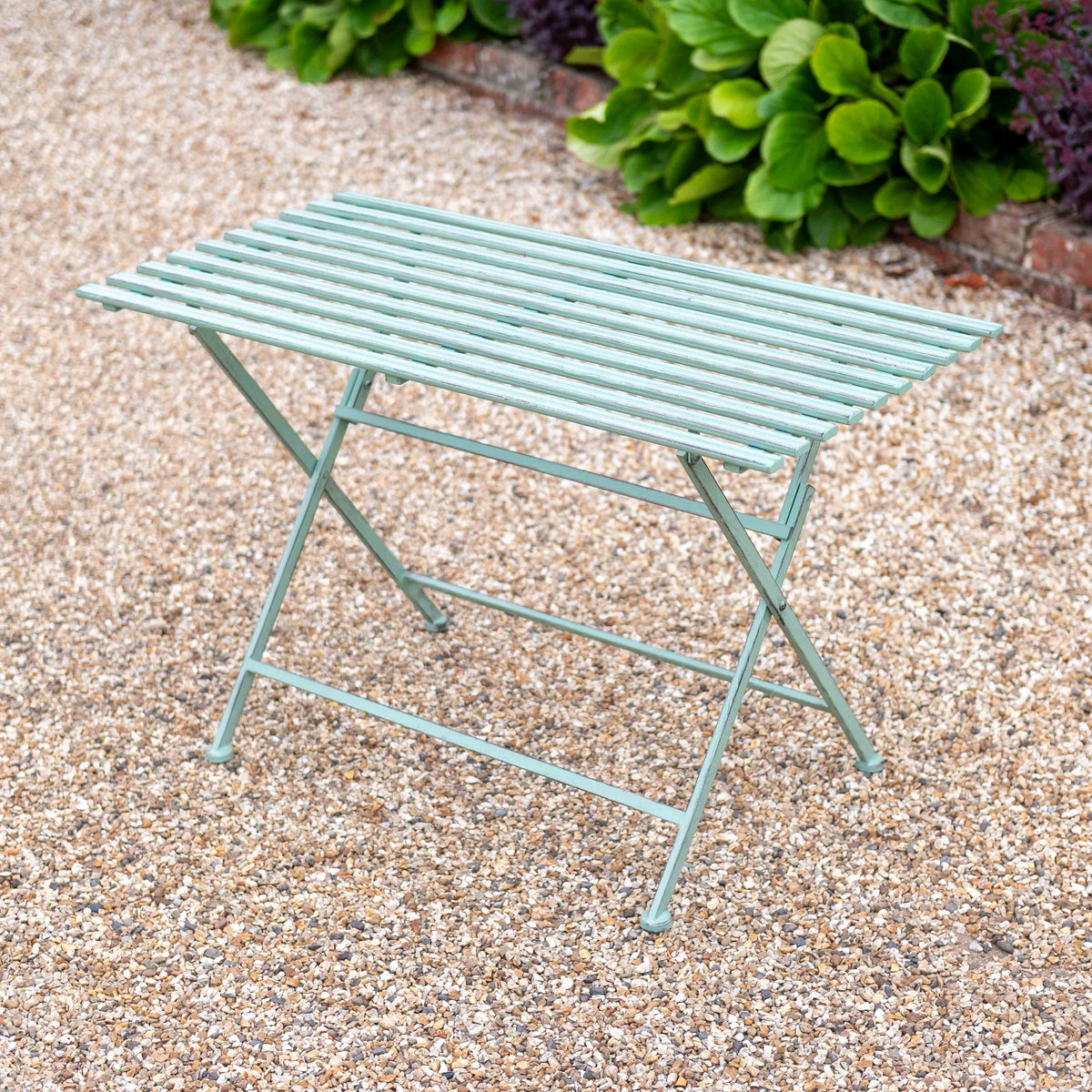 EGF Battersea Slatted Table Wrought Iron