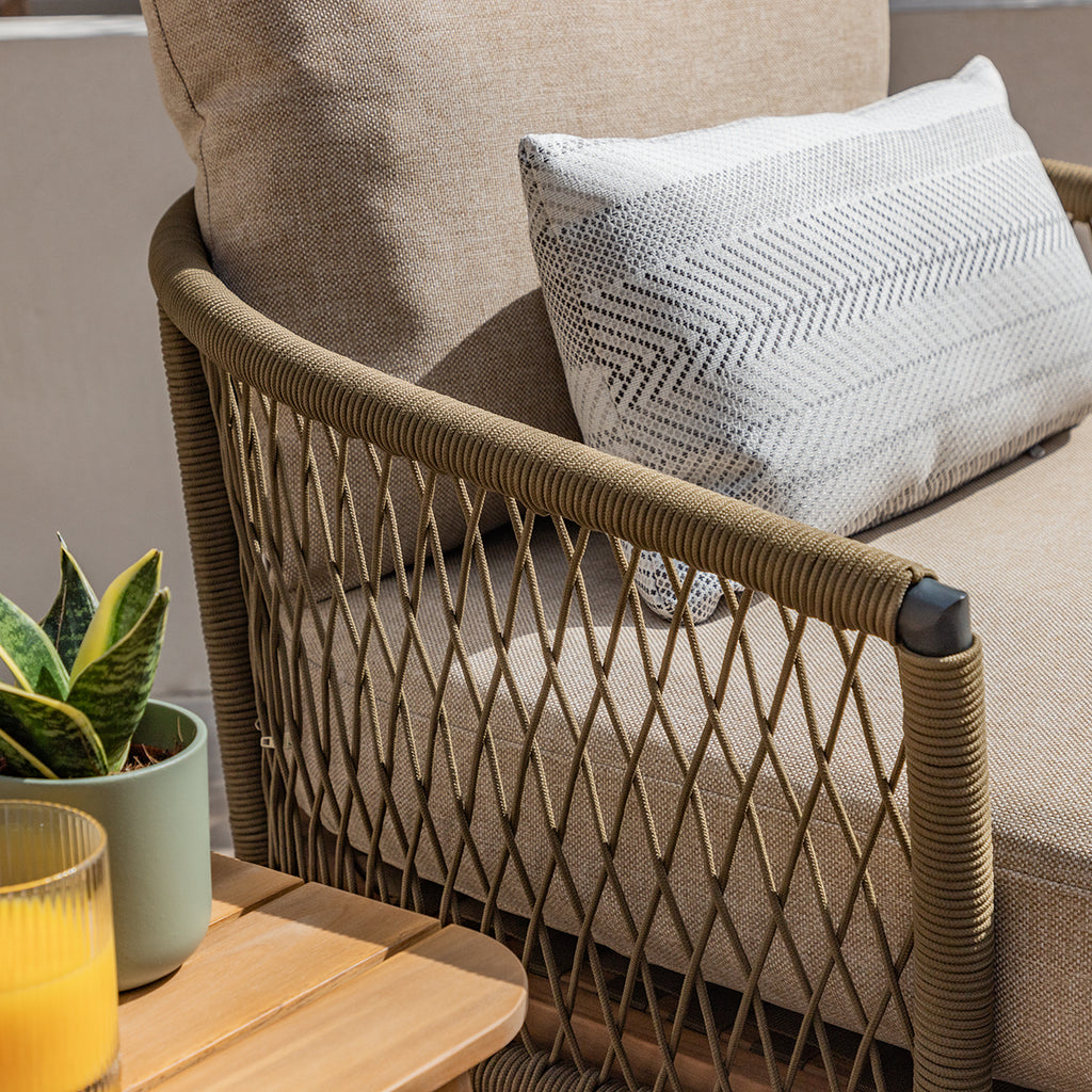 Maze - Bali Rope Weave Double Sunlounger Set