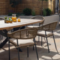 Maze - Bali Rope Weave 8 Seat Oval Dining Set