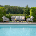 Maze - Florence Rope Weave 3 Seat Sofa Set with Rectangular Coffee Table