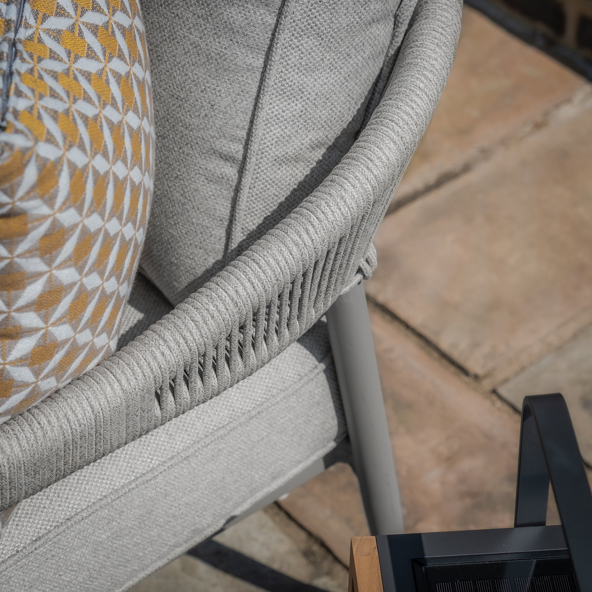 Maze - Florence Rope Weave Small Corner Sofa Set