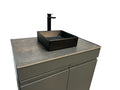 Prima matching black sink and mixer tap
