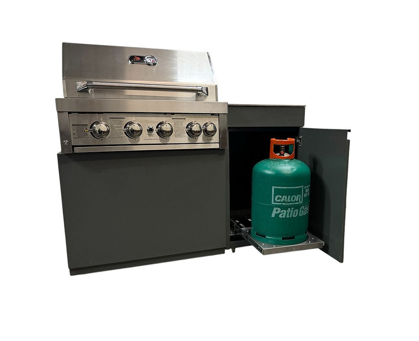 Vision BBQ bare base and gas storage station (Unit only)