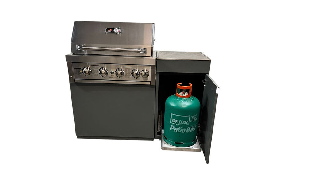 Vision BBQ bare base and gas storage station (Unit only)